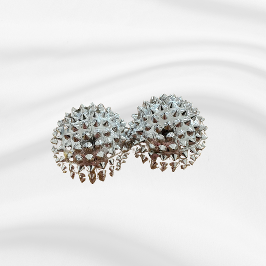 2 Igelbälle - magnetisch - metall