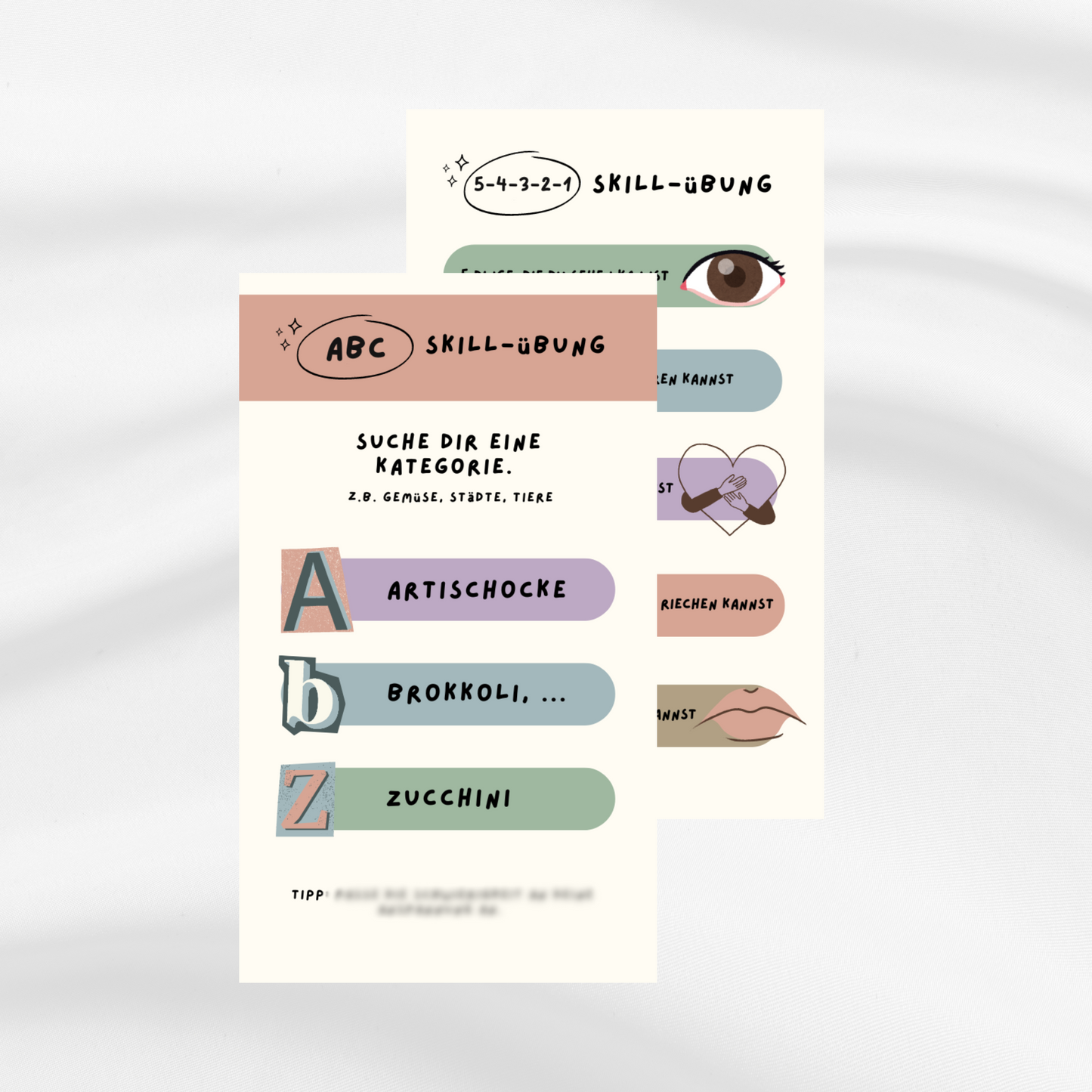 Skillkarten-Set – 2 Karten mit effektiven Skillübungen