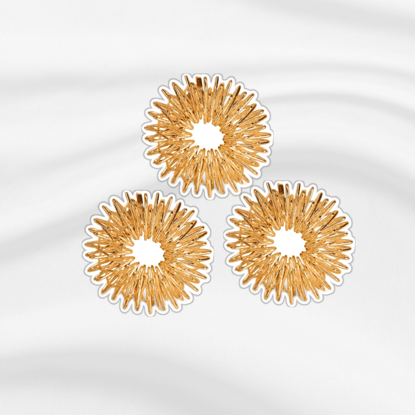 Acupressure ring - set of 3